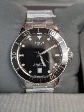 Tissot Seastar Black -40mm - Open Box